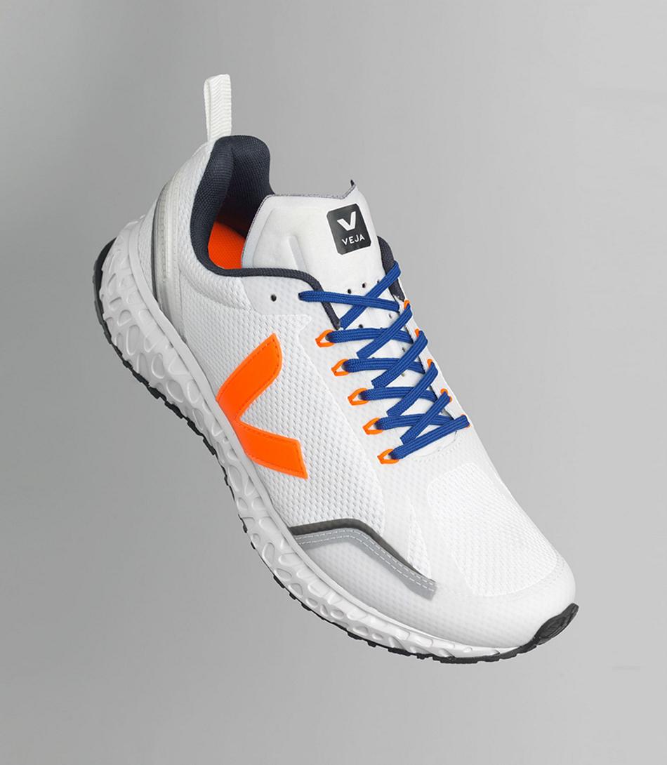 Veja Condor Mesh Fluo Outlet Adults Valkoinen Oranssi | FIQCS18987