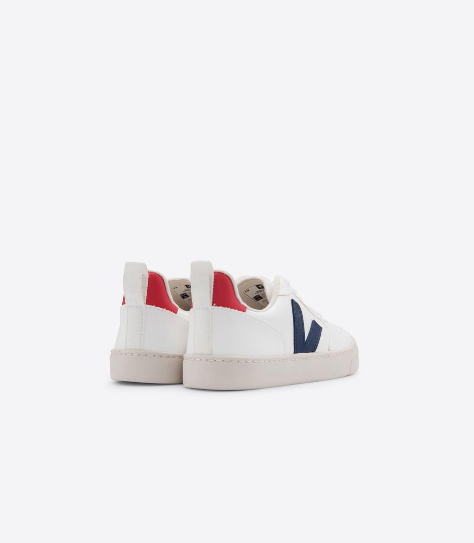 Veja Laces Cwl Cobalt Pekin Lasten V-10 Valkoinen Syvä Sininen | ZFINQ59990