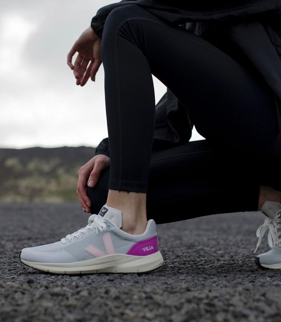 Veja Lt V-knit Polar Petale Naisten Marlin Harmaat | FICIF76550