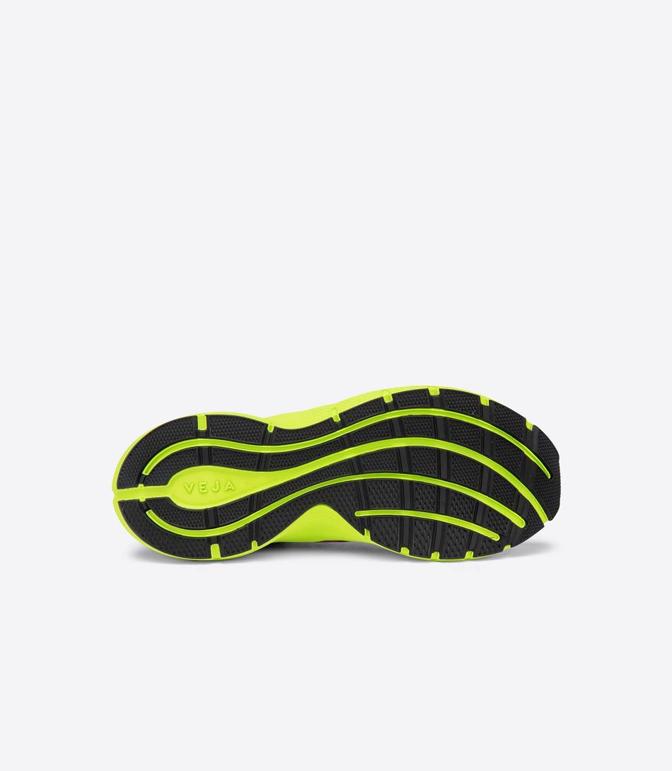 Veja Marlin Lt V-knit Ultraviolet Jaune Fluo Outlet Adults Violetit | FIJKU62946