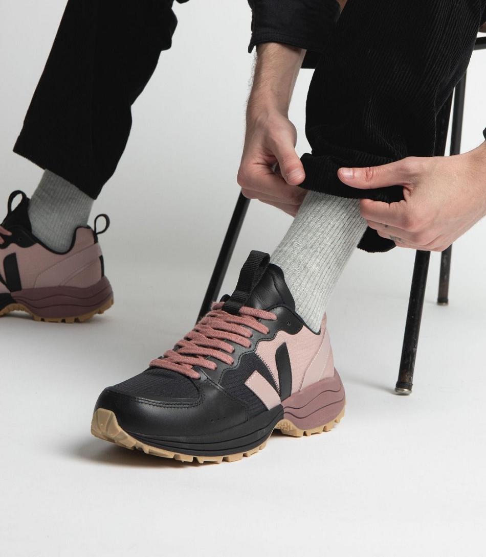 Veja Venturi Ripstop Emir Shiro Outlet Adults Pinkki Mustat | YFIGT45013