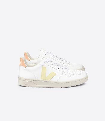 Veja Cwl Sun Peach Miesten V-10 Valkoinen Oranssi Koralli | BFISD47651