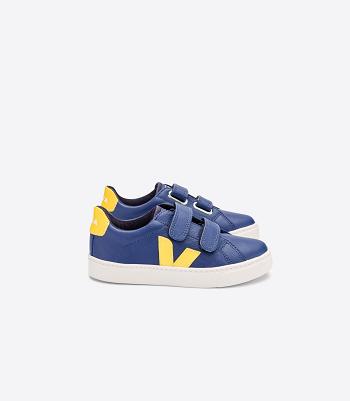 Veja Esplar Chromefree Nahkaiset Cobalt Tonic Outlet Kids Syvä Sininen | MFIFT21441