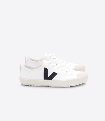 Veja Nova Canvas Vegan Adults Valkoinen Mustat | FIJVR43111