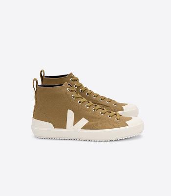Veja Nova High Top Canvas Tent Pierre Outlet Adults Ruskea | YFIVQ81305
