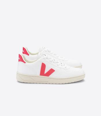 Veja V-10 Cwl Fluo Vegan Adults Valkoinen Pinkki | FIIIZ41011
